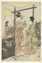 Prince Genji and Yugao