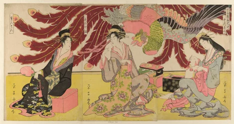 The Courtesans of the Chojiya on Display in the Daytime
