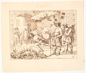 Illustration to St. St. Blicher, The Three Holy Evenings