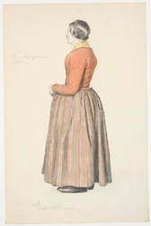 Girl in Morning Dress