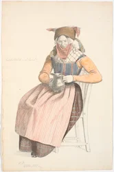 Seated Woman with a Jug