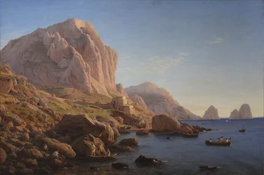 A Rocky Coast, Capri. After Sunrise