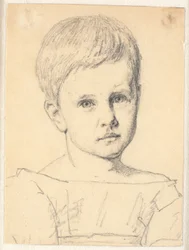 Portrait of Sophie Frimodt as a Child