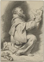 Saint Francis of Assisi Receives the Christ Child from Mary