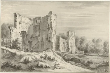 Ruins of the Castle at Egmond aan den Hoef