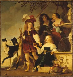 Allegorical family portrait, 1642