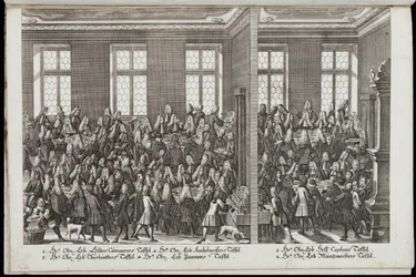 A Banquet. Festival Honoring Emperor Charles VI