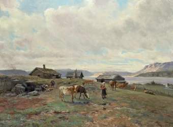 Morning atmosphere at Holmvassbu