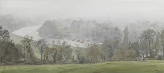 In a Mist (Silver) - Thames from Richmond Hill, Mists, 2015