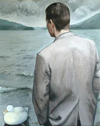 Man at Lake 5