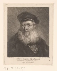 Old Man with Beret and Beard