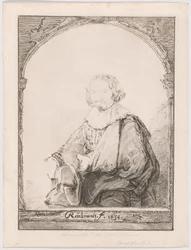 Portrait of a Man in an Armchair, from Collection of Imitations of Drawings after the Principal Dutch and Flemish Masters