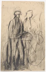 Young Couple with Bicycles