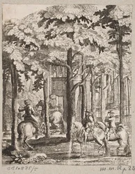 Riders in a Forest
