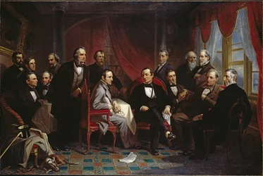 Washington Irving and his Literary Friends at Sunnyside