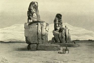 Colossi of Memnon at Thebes, Egypt