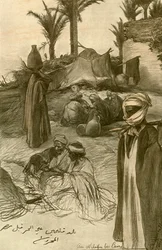 On the Banks of the Nile at Cairo, 1898