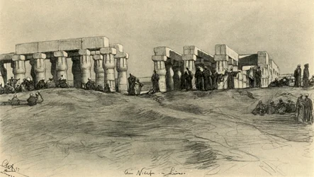 Temple Ruins, Luxor, Egypt