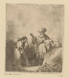 Abraham Speaks to Isaac Before the Sacrifice