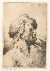Man with Fur Hat and Feather