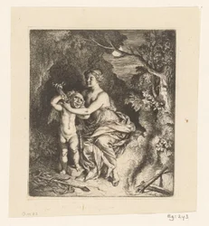 Venus Tying Amor