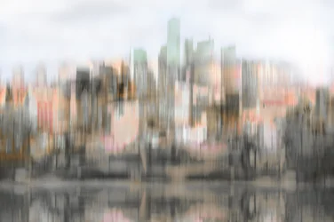 Abstract City Reflection
