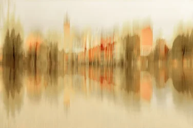 Blurred City Reflections