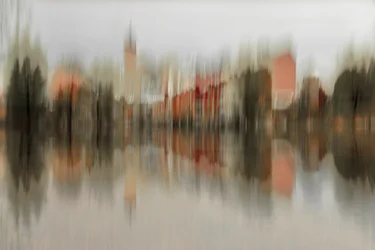 Blurred City Reflections