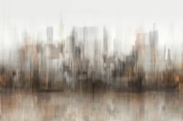 Blurred City Reflections