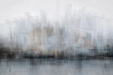 Blurred City Reflections