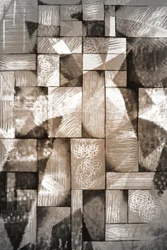 Sepia Geometric Layers