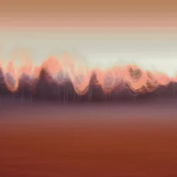 Warm Abstract Landscape
