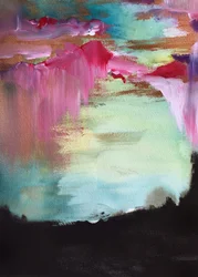 Abstract Color Cascade