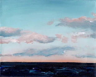 Pastel Ocean Horizon