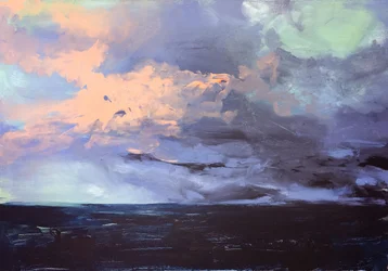 Stormy Ocean Sky