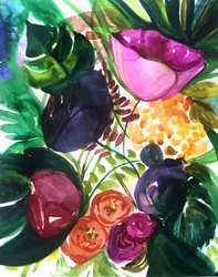 Vibrant Tropical Bloom