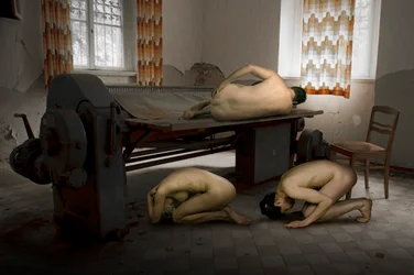 Nude Figures Industrial Decay