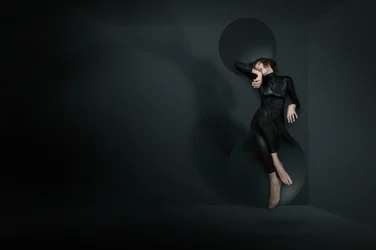Serene Floating Figure