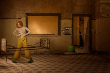 Surreal Clown Woman
