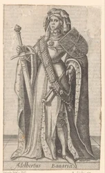 Portrait of Albrecht of Bavaria, Count of Holland, Hainaut and Zeeland