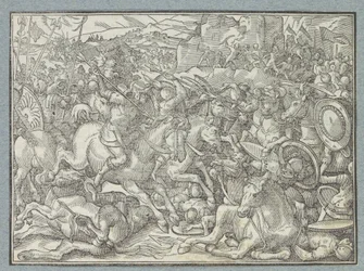 Battle by a Cliff