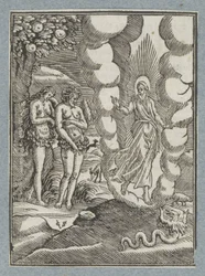 Adam and Eve Ashamed of Their Nakedness