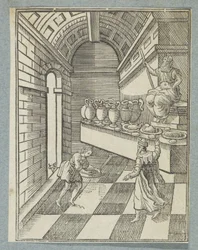 Daniel Scatters Ashes on the Temple Floor