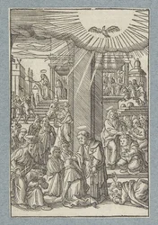 Peter, John, and Philip Blessing Believers in Samaria