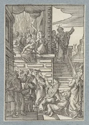 Peter Preaching in Jerusalem