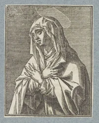 Mourning Mary (Christ, Mary, and the Twelve Apostles)