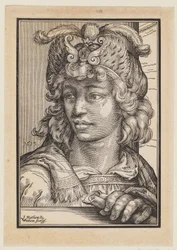 Bust of a Young Man with Feathered Cap