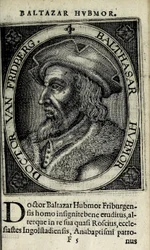 Balthasar Hubmaier, illustration from 
