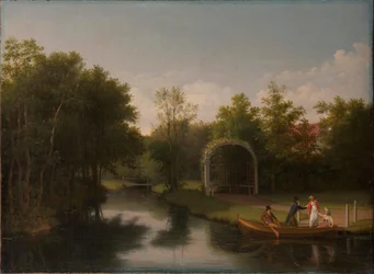 Arbour in the Park of Sanderumgård Manor