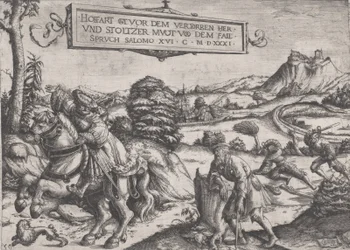 Pride goeth before a fall, 1531